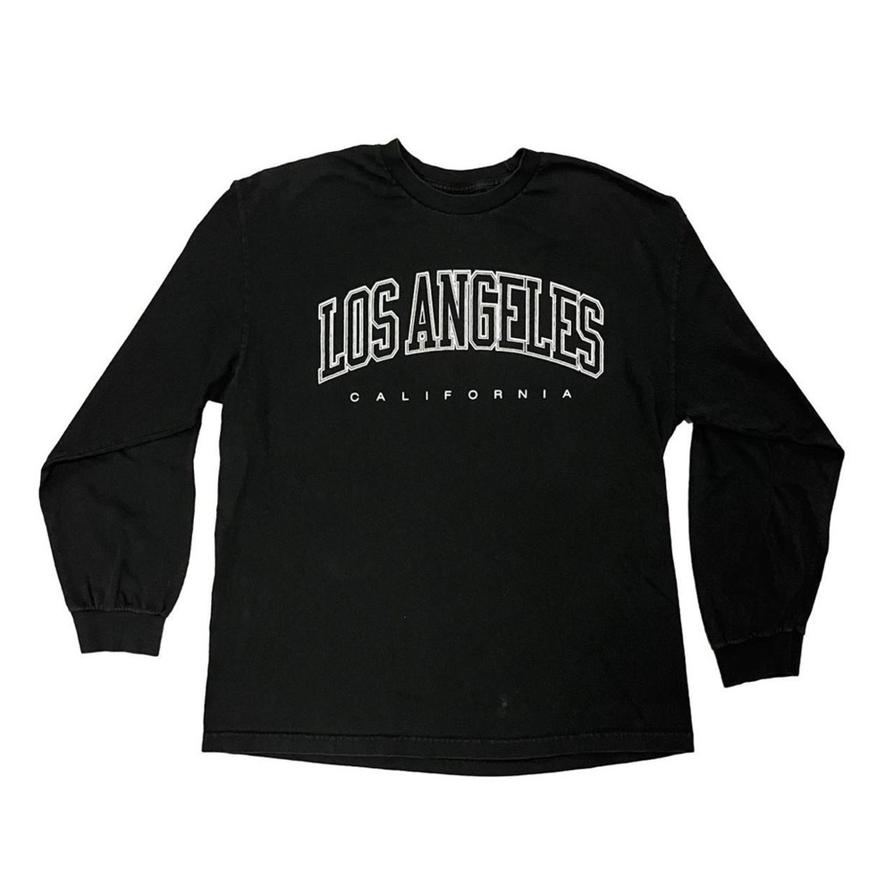 Los Angeles California Black Long Sleeve Shirt
